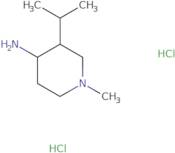 3-Isopropyl-1-methylpiperidin-4-amine dihydrochloride