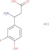 3-Amino-3-(3-fluoro-4-hydroxyphenyl)propanoic acid hydrochloride