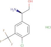 (2R)-2-Amino-2-[4-chloro-3-(trifluoromethyl)phenyl]ethanol hydrochloride