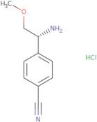4-[(1R)-1-Amino-2-methoxyethyl]benzonitrile hydrochloriide