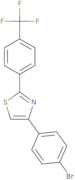 4-(4-Bromophenyl)-2-(4-(trifluoromethyl)phenyl)thiazole