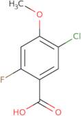 5-Chloro-2-fluoro-4-methoxybenzoic acid