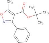 tert-Butyl 5-Methyl-3-phenylisoxazole-4-carboxylate