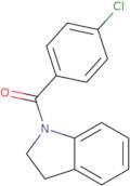 (4-Chlorophenyl)-(2,3-dihydroindol-1-yl)methanone