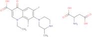 (S)-2-Aminosuccinic acid 1-ethyl-6,8-difluoro-7-(3-methylpiperazin-1-yl)-4-oxo-1,4-dihydroquinoline-3-carboxylic acid
