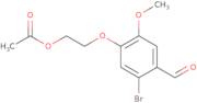 2-(5-Bromo-4-formyl-2-methoxyphenoxy)ethyl acetate