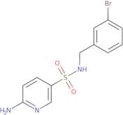 6-Amino-N-[(3-bromophenyl)methyl]pyridine-3-sulfonamide