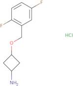 3-[(2,5-Difluorophenyl)methoxy]cyclobutan-1-amine hydrochloride