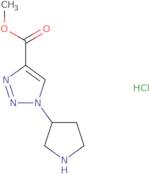 Methyl 1-(pyrrolidin-3-yl)-1H-1,2,3-triazole-4-carboxylate hydrochloride
