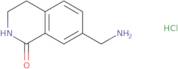 7-(Aminomethyl)-1,2,3,4-tetrahydroisoquinolin-1-one hydrochloride