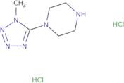 1-(1-Methyl-1H-1,2,3,4-tetrazol-5-yl)piperazine dihydrochloride