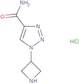 1-(Azetidin-3-yl)-1H-1,2,3-triazole-4-carboxamide hydrochloride