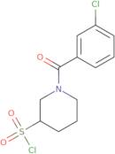 1-(3-Chlorobenzoyl)piperidine-3-sulfonyl chloride