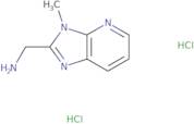 {3-Methyl-3H-imidazo[4,5-b]pyridin-2-yl}methanamine dihydrochloride