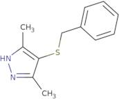 4-(Benzylsulfanyl)-3,5-dimethyl-1H-pyrazole