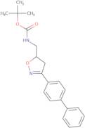 tert-Butyl N-{[3-(4-phenylphenyl)-4,5-dihydro-1,2-oxazol-5-yl]methyl}carbamate