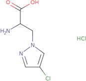 2-Amino-3-(4-chloro-1H-pyrazol-1-yl)propanoic acid hydrochloride