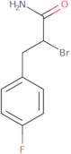 2-Bromo-3-(4-fluorophenyl)propanamide