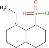 1-Ethyl-3,4,4a,5,6,7,8,8a-octahydro-2H-quinoline-8-sulfonyl chloride