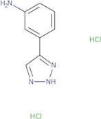 3-(1H-1,2,3-Triazol-4-yl)aniline dihydrochloride