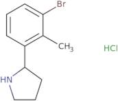 2-(3-Bromo-2-methylphenyl)pyrrolidine hydrochloride