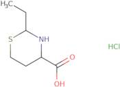 2-Ethyl-1,3-thiazinane-4-carboxylic acid hydrochloride