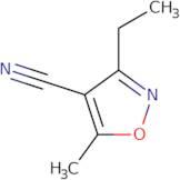 3-Ethyl-5-methyl-1,2-oxazole-4-carbonitrile