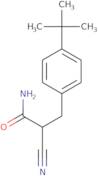 3-(4-tert-Butylphenyl)-2-cyanopropanamide