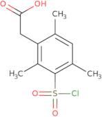 2-[3-(Chlorosulfonyl)-2,4,6-trimethylphenyl]acetic acid