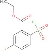 Ethyl 2-(chlorosulfonyl)-5-fluorobenzoate