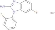 6-Fluoro-1-(2-fluorophenyl)-1H-1,3-benzodiazol-2-amine hydrobromide