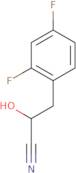 3-(2,4-Difluorophenyl)-2-hydroxypropanenitrile