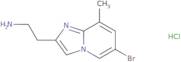 2-{6-Bromo-8-methylimidazo[1,2-a]pyridin-2-yl}ethan-1-amine hydrochloride