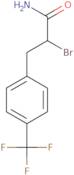 2-Bromo-3-[4-(trifluoromethyl)phenyl]propanamide
