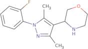 3-[1-(2-Fluorophenyl)-3,5-dimethyl-1H-pyrazol-4-yl]morpholine