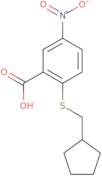 2-[(Cyclopentylmethyl)sulfanyl]-5-nitrobenzoic acid