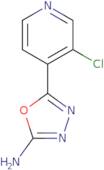 5-(3-Chloropyridin-4-yl)-1,3,4-oxadiazol-2-amine