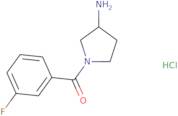 1-(3-Fluorobenzoyl)pyrrolidin-3-amine hydrochloride