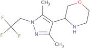 3-[3,5-Dimethyl-1-(2,2,2-trifluoroethyl)-1H-pyrazol-4-yl]morpholine