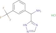 4H-1,2,4-Triazol-3-yl[3-(trifluoromethyl)phenyl]methanamine hydrochloride