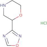 2-(1,2,4-Oxadiazol-3-yl)morpholine hydrochloride