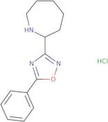 2-(5-Phenyl-1,2,4-oxadiazol-3-yl)azepane hydrochloride