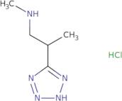 Methyl[2-(1H-1,2,3,4-tetrazol-5-yl)propyl]amine hydrochloride