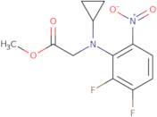 Methyl 2-[cyclopropyl(2,3-difluoro-6-nitrophenyl)amino]acetate