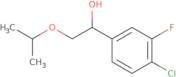 1-(4-Chloro-3-fluorophenyl)-2-(propan-2-yloxy)ethan-1-ol