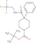 tert-Butyl 4-phenyl-4-[(2,2,2-trifluoroethyl)carbamoyl]piperidine-1-carboxylate