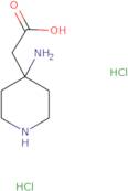 2-(4-Aminopiperidin-4-yl)acetic acid dihydrochloride