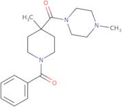 1-(1-Benzoyl-4-methylpiperidine-4-carbonyl)-4-methylpiperazine