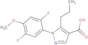 1-(2,5-Difluoro-4-methoxyphenyl)-5-propyl-1H-pyrazole-4-carboxylic acid