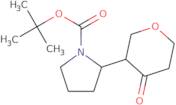 tert-Butyl 2-(4-oxooxan-3-yl)pyrrolidine-1-carboxylate